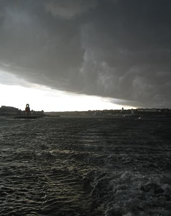 An inspirational photo of a storm at Tynemouth. Taken by Lisette. I will definitely be including a storm in the novel - many thanks.